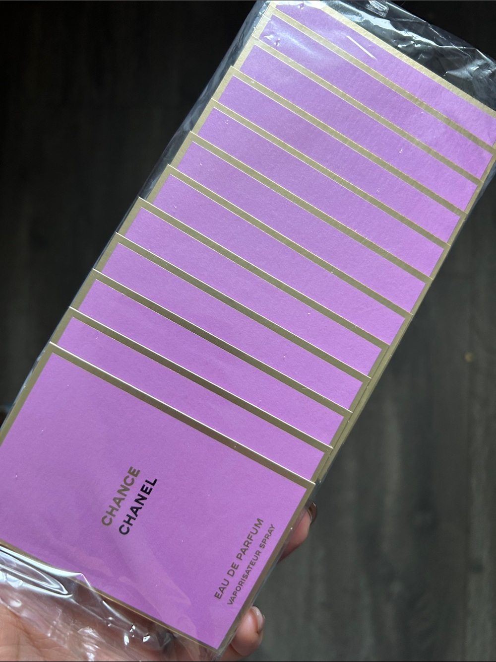 1.5mlx12 CHANEL Chance women’s samples set
